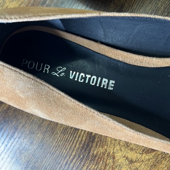 Women’s Pour La Victoire Loafers Carmel and Yellow 8.5 - Picture 5 of 6